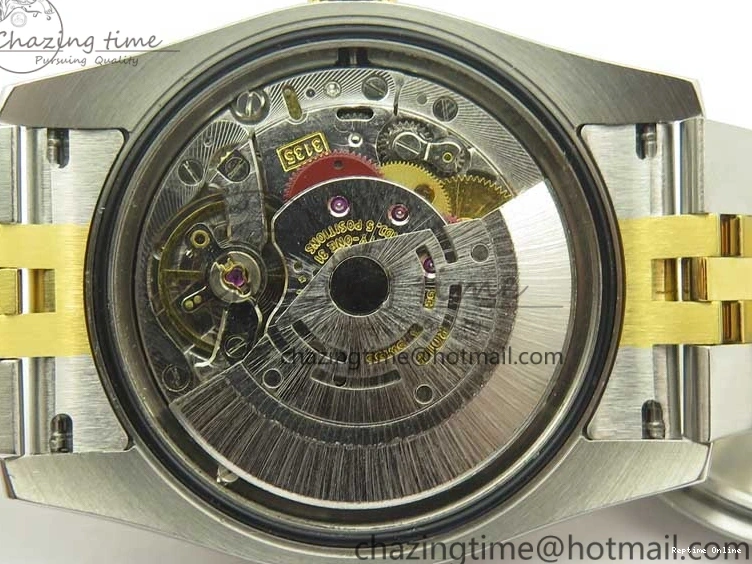 0413 DateJust 36 SS YG 126233 ARF 1:1 Best Edition Black Dial Stick Markers on SS YG Jubilee Bracelet SH ModernLook 3432